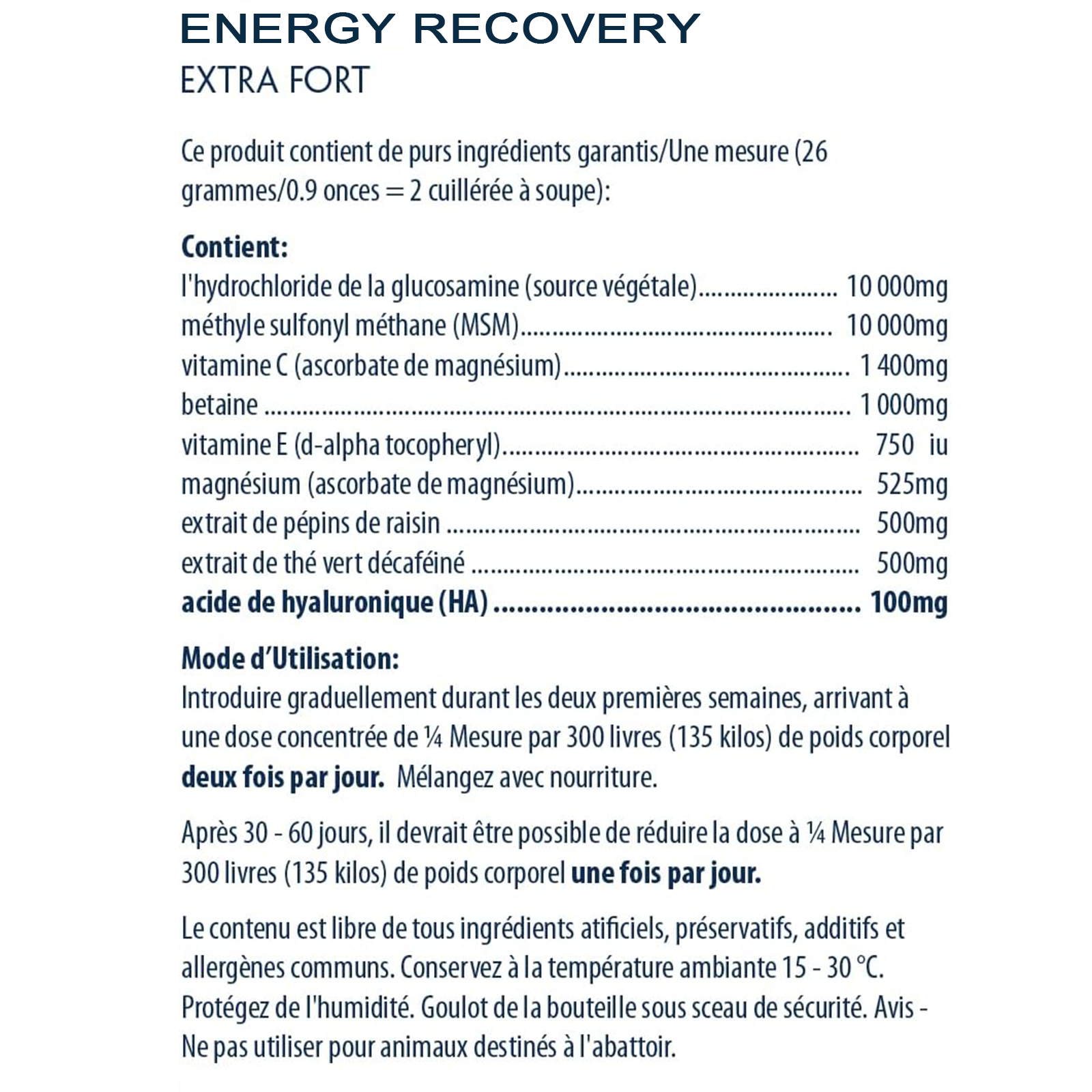 Energy Recovery