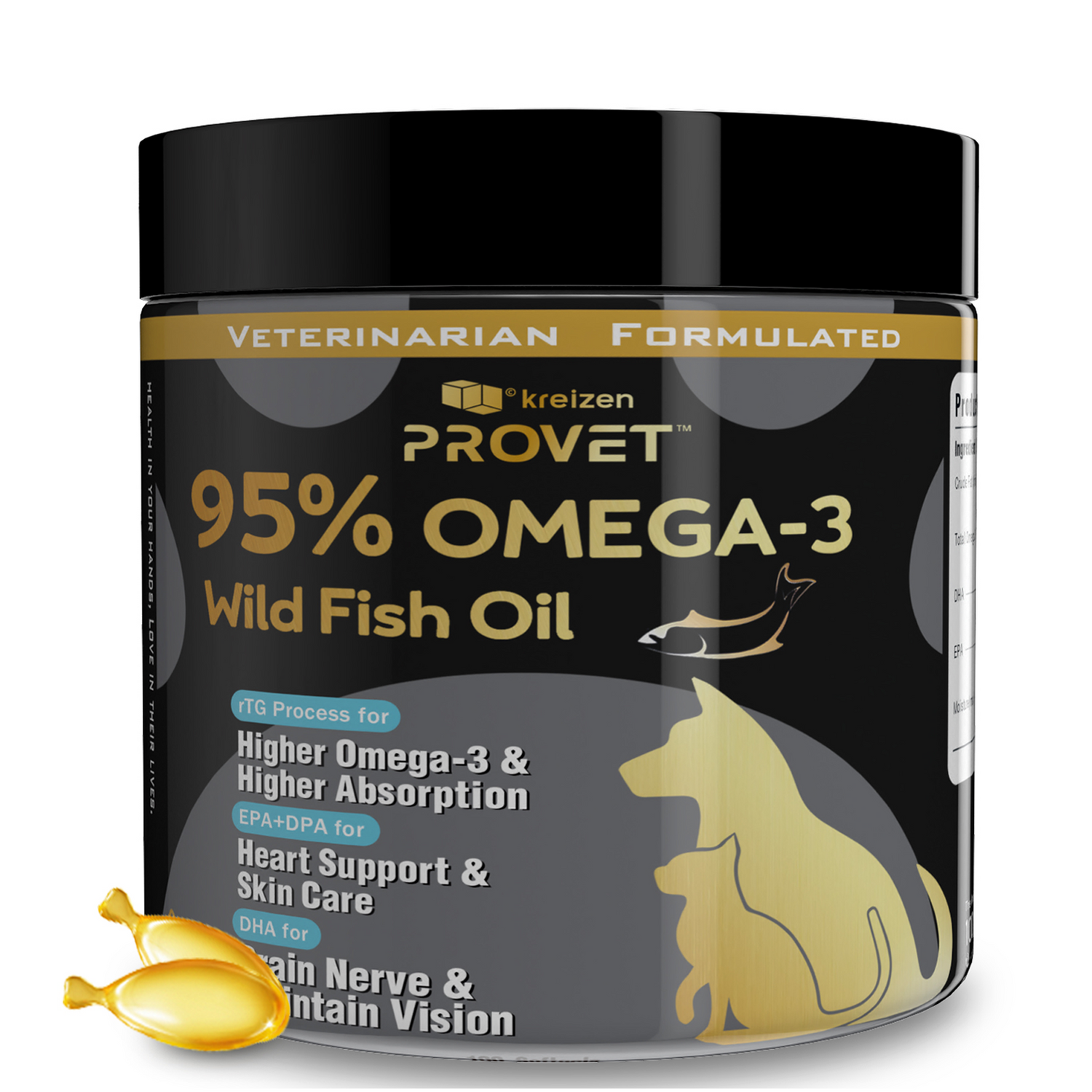 95% Omega 3 Fish Oil for Pet